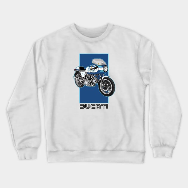 Ducati 900 Desmo Crewneck Sweatshirt by Limey_57